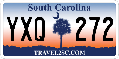 SC license plate YXQ272
