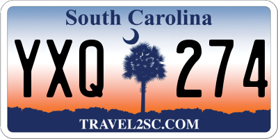SC license plate YXQ274
