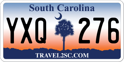 SC license plate YXQ276