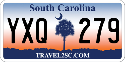 SC license plate YXQ279