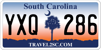 SC license plate YXQ286