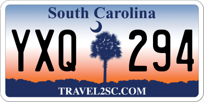 SC license plate YXQ294