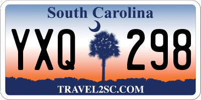 SC license plate YXQ298