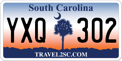 SC license plate YXQ302