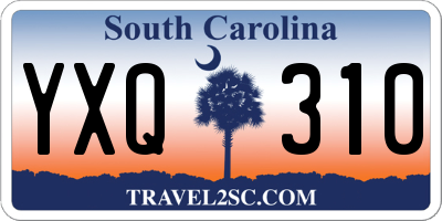 SC license plate YXQ310