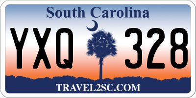 SC license plate YXQ328