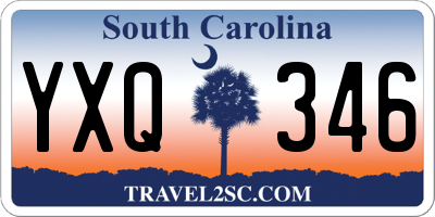 SC license plate YXQ346