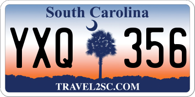 SC license plate YXQ356