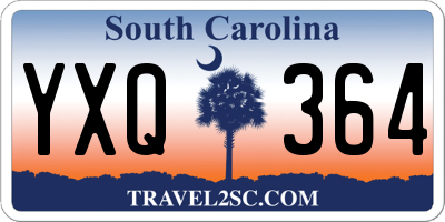 SC license plate YXQ364