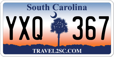 SC license plate YXQ367