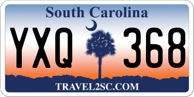 SC license plate YXQ368