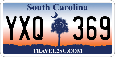 SC license plate YXQ369