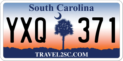 SC license plate YXQ371