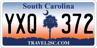 SC license plate YXQ372