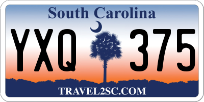 SC license plate YXQ375