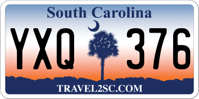 SC license plate YXQ376