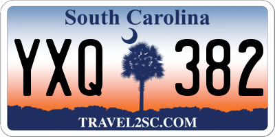 SC license plate YXQ382