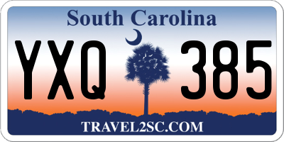 SC license plate YXQ385