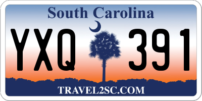 SC license plate YXQ391