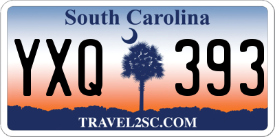 SC license plate YXQ393