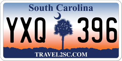 SC license plate YXQ396