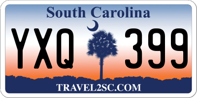 SC license plate YXQ399