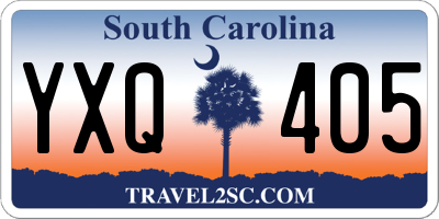 SC license plate YXQ405