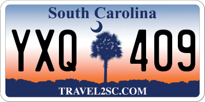 SC license plate YXQ409