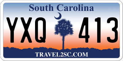 SC license plate YXQ413