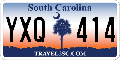 SC license plate YXQ414