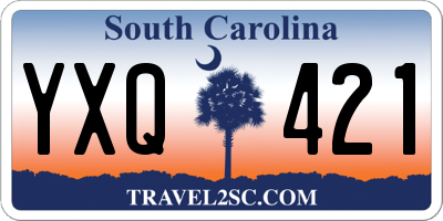 SC license plate YXQ421