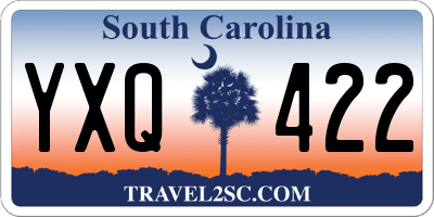 SC license plate YXQ422