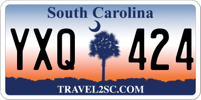 SC license plate YXQ424
