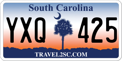 SC license plate YXQ425