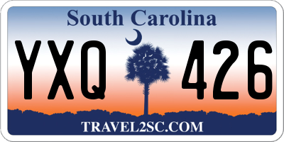 SC license plate YXQ426