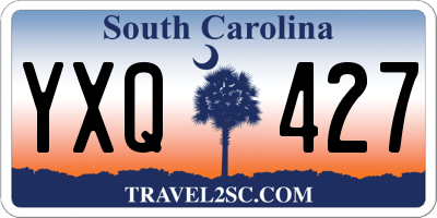 SC license plate YXQ427