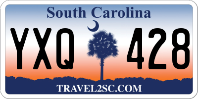 SC license plate YXQ428