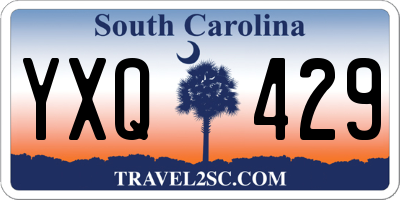 SC license plate YXQ429