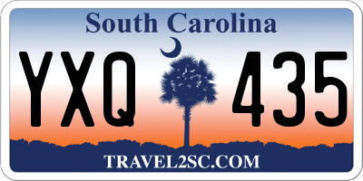 SC license plate YXQ435