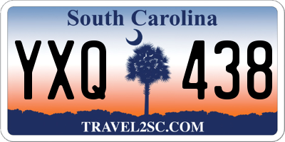 SC license plate YXQ438