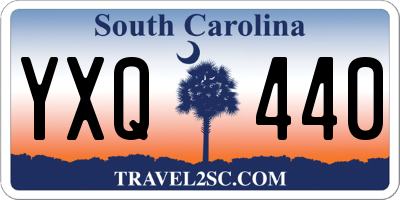SC license plate YXQ440