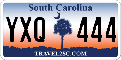 SC license plate YXQ444