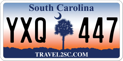 SC license plate YXQ447