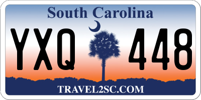SC license plate YXQ448