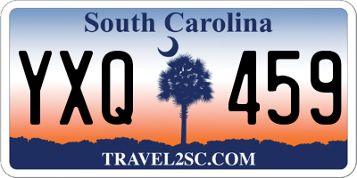 SC license plate YXQ459