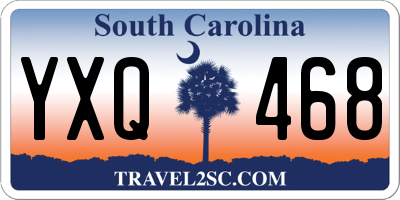 SC license plate YXQ468