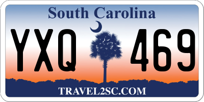 SC license plate YXQ469
