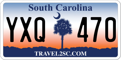 SC license plate YXQ470
