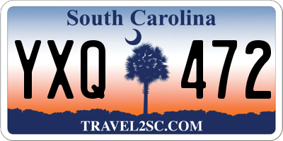 SC license plate YXQ472