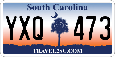 SC license plate YXQ473